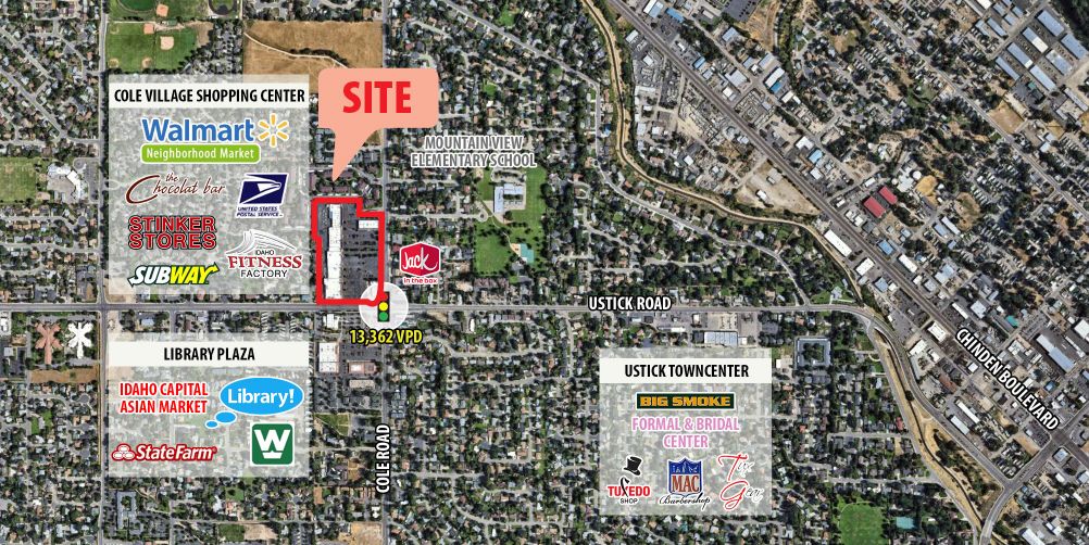 Cole Village Shopping Center: 3317-3485 N. Cole Road, Boise, ID 83704